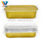 Eco Friendly 490ml Disposable Aluminum Foil Food Containers