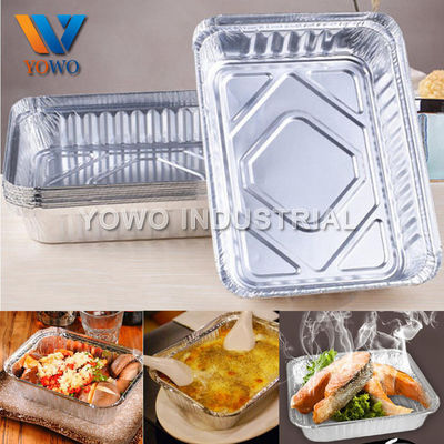 300ml 500ml Food Packaging Aluminum Foil Container