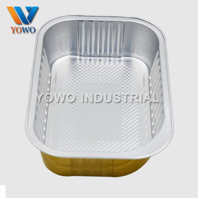 Heavy Duty 540ml 1000ml Disposable Aluminum Foil Food Containers