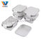 2 Compartment 1.5lb 24oz Disposable Aluminum Foil Food Containers
